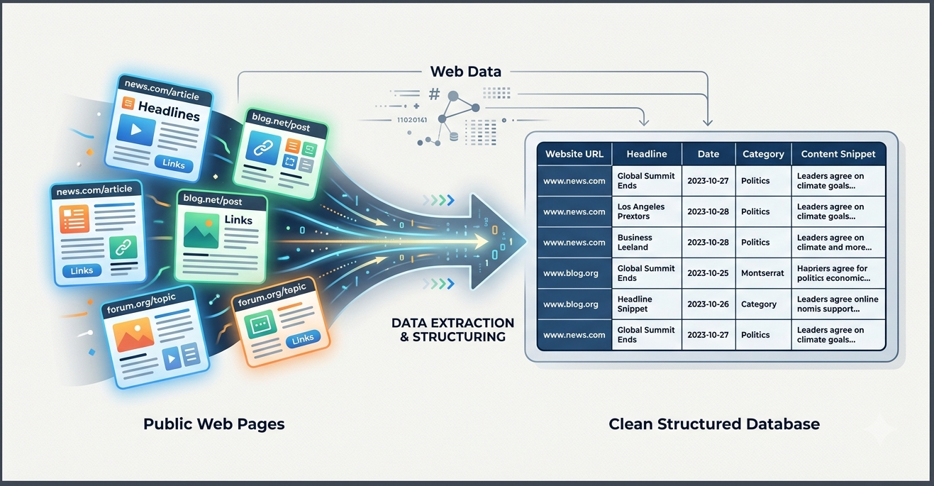 Web Scraping Services: What Companies Should Collect